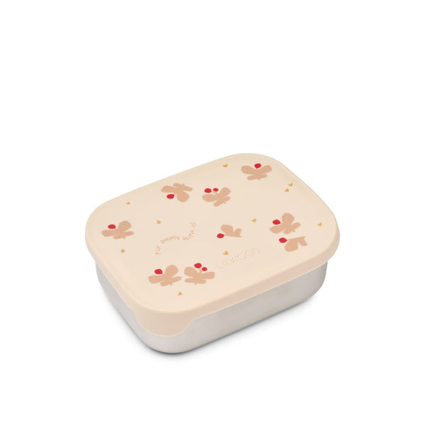 Metal lunchbox with 3 compartments