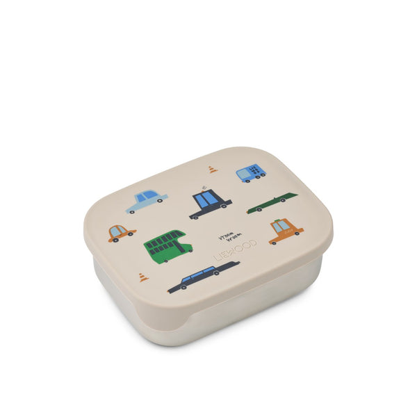 Metal lunchbox with 3 compartments