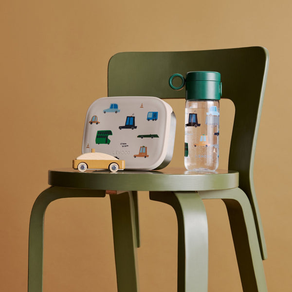 Metal lunchbox with 3 compartments