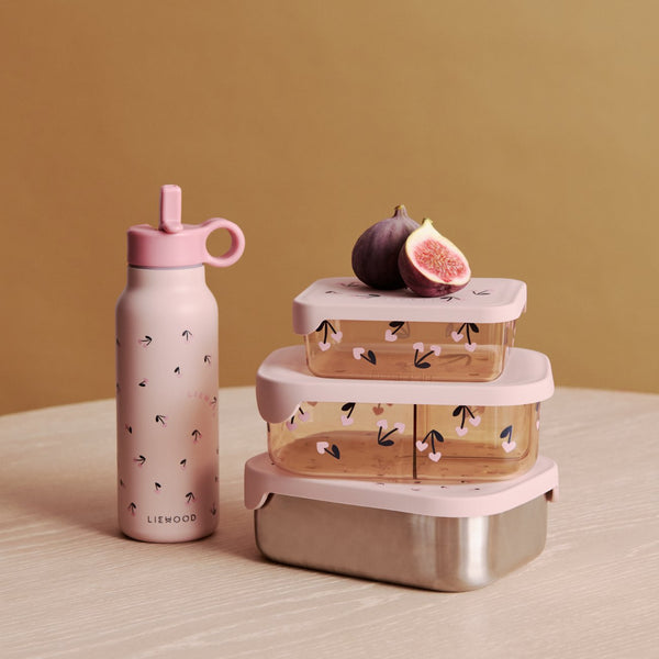 Metal lunchbox with 3 compartments