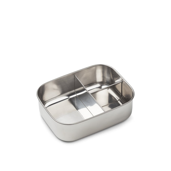 Metal lunchbox with 3 compartments