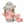 Boneca Ranger Rosa 35 cm em tecido macio com flamingo e roupa Safari, ideal para estimular a imaginação, o jogo simbólico e o desenvolvimento emocional das crianças.