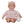 Boneca Lily 36 cm com corpo macio, roupa Rosy Meadows, chupeta e biberão, indicada como primeira boneca para crianças a partir dos 18 meses.