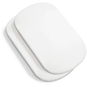 Conjunto de 2 lençóis impermeáveis Maxi-Cosi em algodão para os berços Iora, Iora Air e Tori, com elástico para um ajuste perfeito ao colchão.