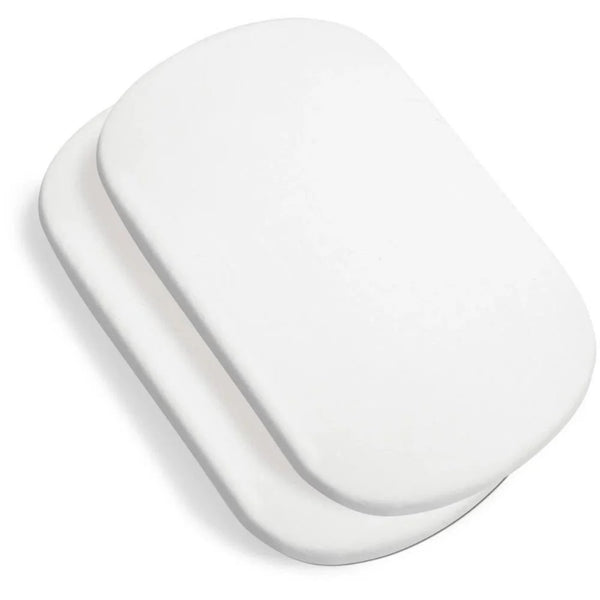Conjunto de 2 lençóis impermeáveis Maxi-Cosi em algodão para os berços Iora, Iora Air e Tori, com elástico para um ajuste perfeito ao colchão.