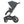 Carrinho Maxi-Cosi Fame com assento reclinável, sistema LumiRide LED, suspensão CosiCruise, apoio de braços e compatibilidade com cadeiras auto SlideTech® moon graphite