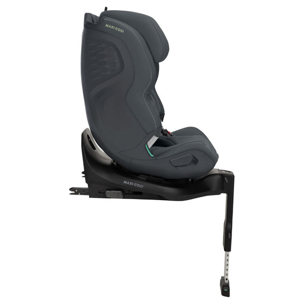 Cadeira auto Maxi-Cosi Emerald 360 Plus com rotação 360 e ISOFIX integrado desde nascimento até 12 anos na cor authentic graphite
