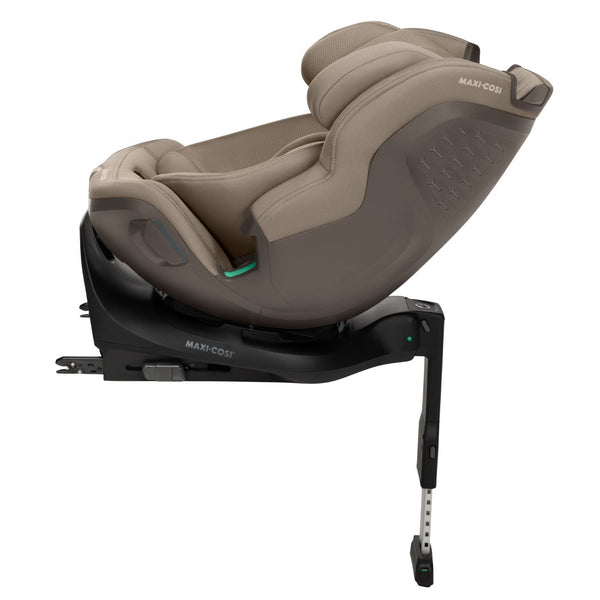 Cadeira auto Maxi-Cosi Emerald 360 Plus com rotação 360 e ISOFIX integrado desde nascimento até 12 anos na cor authentic truffle