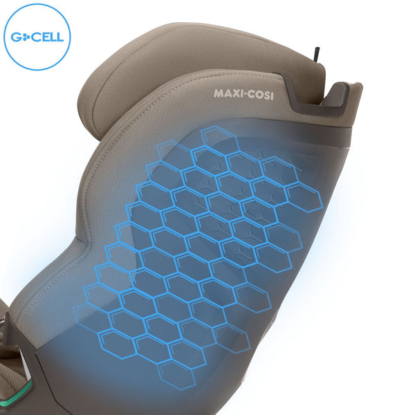 Cadeira auto Maxi-Cosi Emerald 360 Plus com rotação 360 e ISOFIX integrado desde nascimento até 12 anos na cor authentic truffle