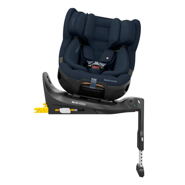 Cadeira auto MAXI-COSI Emerald 360 Pro dos 40 aos 150 cm com SLIDETECH®, rotação 360°, proteção G-CELL e AirProtect® e base ISOFIX integrada. Authentic Blue