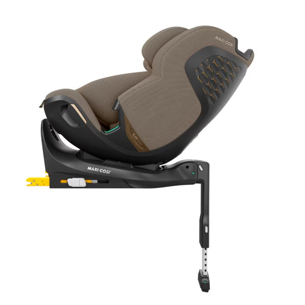 Cadeira auto MAXI-COSI Emerald 360 Pro dos 40 aos 150 cm com SLIDETECH®, rotação 360°, proteção G-CELL e AirProtect® e base ISOFIX integrada. Authentic Truffle