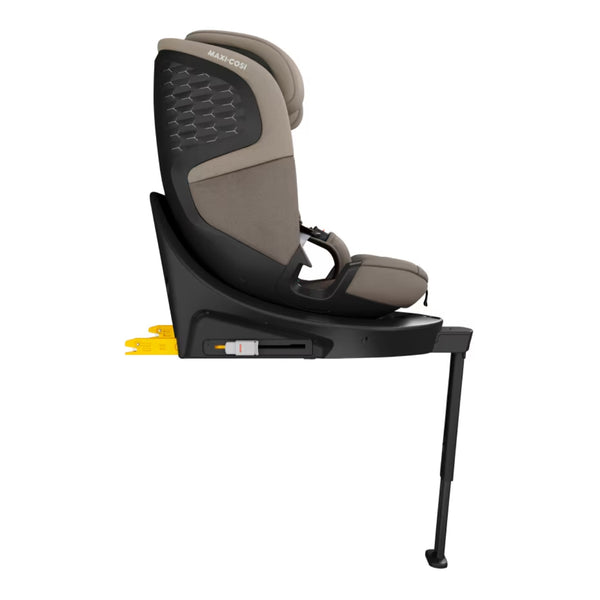 Cadeira auto MAXI-COSI Emerald 360 S dos 40 aos 150 cm com rotação FlexiSpin 360°, proteção lateral G-CELL e base ISOFIX integrada. Bege