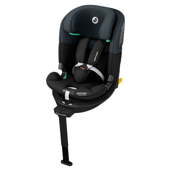Maxi-Cosi Emerald 360 S i-Size com rotação FlexiSpin 360°, proteção lateral G-CELL e utilização desde o nascimento até aos 12 anos (40-150 cm). Tonal Black