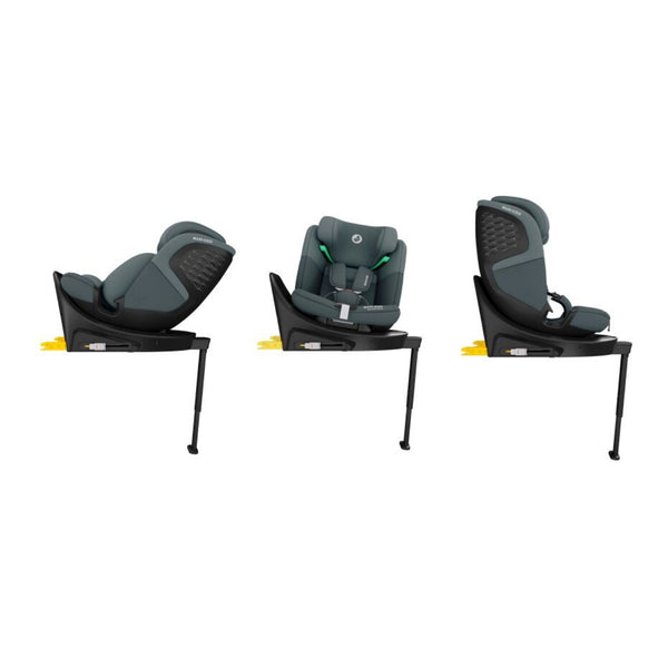 Cadeira auto MAXI-COSI Emerald 360 S dos 40 aos 150 cm com rotação FlexiSpin 360°, proteção lateral G-CELL e base ISOFIX integrada.Tonal Graphite