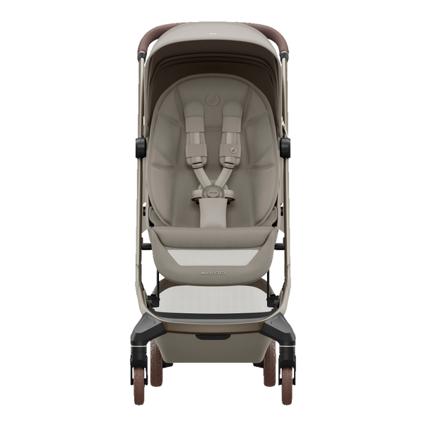 MAXI-COSI FAME CABIN, carrinho de bebé premium compatível com cabine de avião, com assento ergonómico, reclinação totalmente deitada, luzes LED integradas, PowerBank USB-C, Travel System e utilização desde o nascimento até aos 22 kg. Sapphire Sand