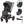 Maxi-Cosi Fame Trio Premium com carrinho Fame, Alcofa Fame, Pebble Slide Pro², Base FamilyFix Slide Pro e adaptadores, sistema de viagem completo com tecnologia SlideTech®, reclinação totalmente deitada, ISOFIX e conforto premium desde o nascimento moon graphite