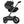 Maxi-Cosi Fame Trio Premium com carrinho Fame, Alcofa Fame, Pebble Slide Pro², Base FamilyFix Slide Pro e adaptadores, sistema de viagem completo com tecnologia SlideTech®, reclinação totalmente deitada, ISOFIX e conforto premium desde o nascimento onyx black