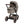MAXI-COSI FAME TRIO + BASE com carrinho Fame, alcofa ajustável em altura, cadeira auto Pebble 360 Pro², base ISOFIX FamilyFix 360 Pro com certificação AGR e sistema de viagem completo desde o nascimento. Twillic Truffle