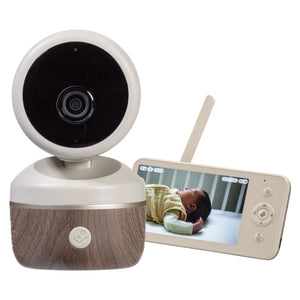 Intercomunicador Maxi-Cosi See² Pro com monitor HD de 5,5 polegadas, monitorização da respiração sem contacto, visão noturna a cores e tecnologia inteligente para bebés.