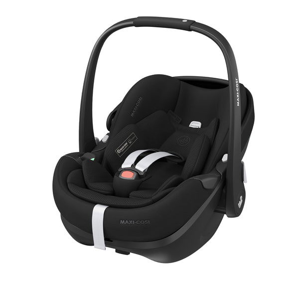 MAXI-COSI LEONA 2 DUO + BASE com carrinho compacto Leona 2, cadeira auto Pebble 360 Pro², base ISOFIX FamilyFix 360 Pro e adaptadores. Sistema de viagem leve, seguro e confortável desde o nascimento até aos 22 kg. Black