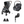 MAXI-COSI LEONA 2 DUO + BASE com carrinho compacto Leona 2, cadeira auto Pebble 360 Pro², base ISOFIX FamilyFix 360 Pro e adaptadores. Sistema de viagem leve, seguro e confortável desde o nascimento até aos 22 kg. Graphite