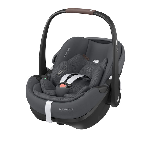 MAXI-COSI LEONA 2 DUO + BASE com carrinho compacto Leona 2, cadeira auto Pebble 360 Pro², base ISOFIX FamilyFix 360 Pro e adaptadores. Sistema de viagem leve, seguro e confortável desde o nascimento até aos 22 kg. Graphite