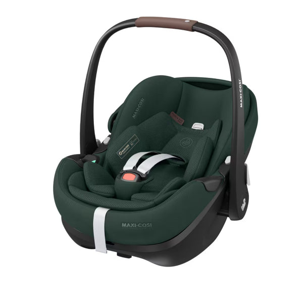 MAXI-COSI LEONA 2 DUO + BASE com carrinho compacto Leona 2, cadeira auto Pebble 360 Pro², base ISOFIX FamilyFix 360 Pro e adaptadores. Sistema de viagem leve, seguro e confortável desde o nascimento até aos 22 kg. Green