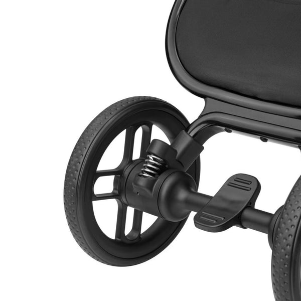 MAXI-COSI LEONA 2, carrinho de bebé compacto e leve com assento reversível, fecho automático em ambas as direções, Travel System 3 em 1, suspensão nas quatro rodas, tecidos Eco Care reciclados e utilização desde o nascimento até aos 22 kg. Twillic Graphite