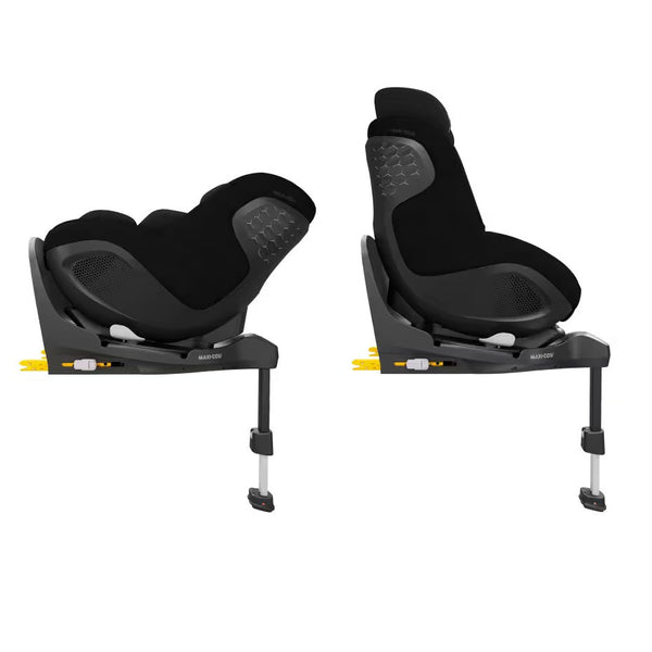 Cadeira auto MAXI-COSI Mica 360 Pro i-Size com SLIDETECH®, rotação FlexiSpin 360°, base ISOFIX integrada, proteção AirProtect e G-CELL para crianças dos 40 aos 105 cm. Authentic Black