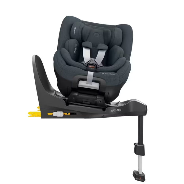 Cadeira auto MAXI-COSI Mica 360 Pro i-Size com SLIDETECH®, rotação FlexiSpin 360°, base ISOFIX integrada, proteção AirProtect e G-CELL para crianças dos 40 aos 105 cm. Authentic Graphite