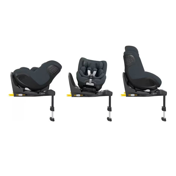 Cadeira auto MAXI-COSI Mica 360 Pro i-Size com SLIDETECH®, rotação FlexiSpin 360°, base ISOFIX integrada, proteção AirProtect e G-CELL para crianças dos 40 aos 105 cm. Authentic Graphite