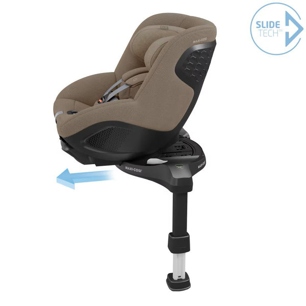 Cadeira auto MAXI-COSI Mica 360 Pro i-Size com SLIDETECH®, rotação FlexiSpin 360°, base ISOFIX integrada, proteção AirProtect e G-CELL para crianças dos 40 aos 105 cm. Authentic Truffle