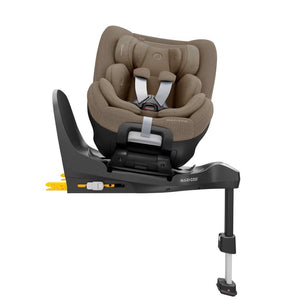 Cadeira auto MAXI-COSI Mica 360 Pro i-Size com SLIDETECH®, rotação FlexiSpin 360°, base ISOFIX integrada, proteção AirProtect e G-CELL para crianças dos 40 aos 105 cm. Authentic Truffle