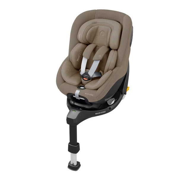 Cadeira auto MAXI-COSI Mica 360 Pro i-Size com SLIDETECH®, rotação FlexiSpin 360°, base ISOFIX integrada, proteção AirProtect e G-CELL para crianças dos 40 aos 105 cm. Authentic Truffle