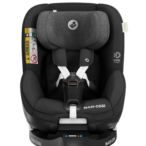 Cadeira auto MAXI-COSI Mica Pro Eco i-Size com rotação de 360°, tecnologia G-CELL, base ISOFIX integrada e tecidos sustentáveis para crianças dos 45 aos 105 cm. Authentic Black