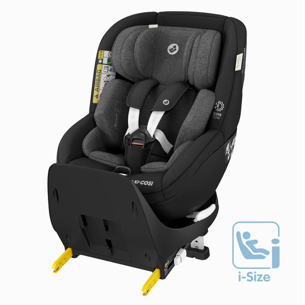 Cadeira auto MAXI-COSI Mica Pro Eco i-Size com rotação de 360°, tecnologia G-CELL, base ISOFIX integrada e tecidos sustentáveis para crianças dos 45 aos 105 cm. Authentic Black