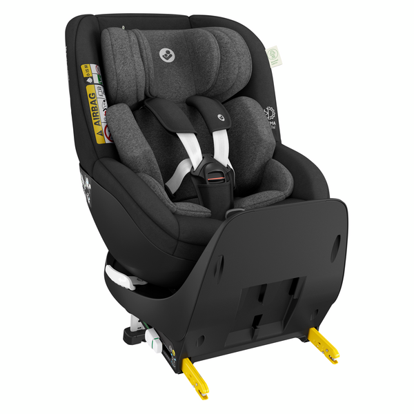 Cadeira auto MAXI-COSI Mica Pro Eco i-Size com rotação de 360°, tecnologia G-CELL, base ISOFIX integrada e tecidos sustentáveis para crianças dos 45 aos 105 cm. Authentic Black