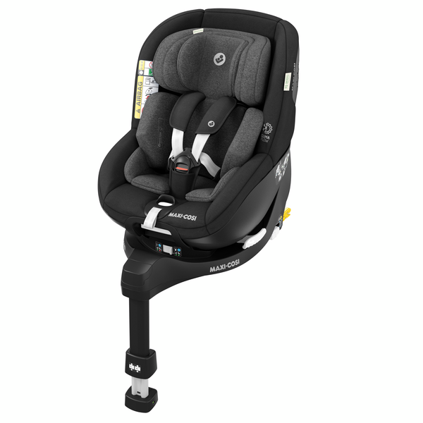 Cadeira auto MAXI-COSI Mica Pro Eco i-Size com rotação de 360°, tecnologia G-CELL, base ISOFIX integrada e tecidos sustentáveis para crianças dos 45 aos 105 cm. Authentic Black