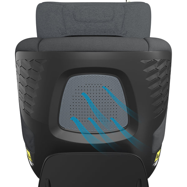 Cadeira auto MAXI-COSI Mica Pro Eco i-Size com rotação de 360°, tecnologia G-CELL, base ISOFIX integrada e tecidos sustentáveis para crianças dos 45 aos 105 cm. Authentic Graphite