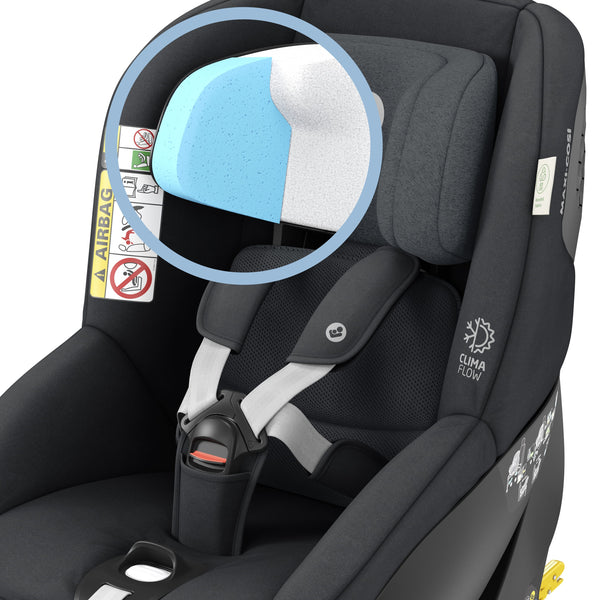 Cadeira auto MAXI-COSI Mica Pro Eco i-Size com rotação de 360°, tecnologia G-CELL, base ISOFIX integrada e tecidos sustentáveis para crianças dos 45 aos 105 cm. Authentic Graphite