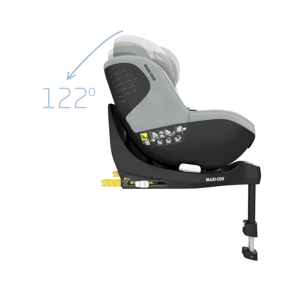 Cadeira auto MAXI-COSI Mica Pro Eco i-Size com rotação de 360°, tecnologia G-CELL, base ISOFIX integrada e tecidos sustentáveis para crianças dos 45 aos 105 cm. Authentic Grey
