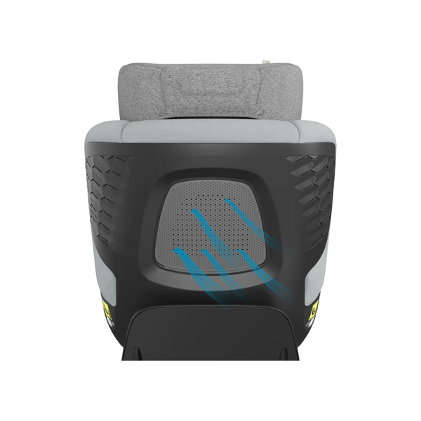 Cadeira auto MAXI-COSI Mica Pro Eco i-Size com rotação de 360°, tecnologia G-CELL, base ISOFIX integrada e tecidos sustentáveis para crianças dos 45 aos 105 cm. Authentic Grey