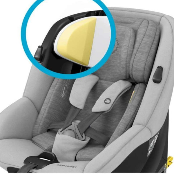 Cadeira auto MAXI-COSI Mica Pro Eco i-Size com rotação de 360°, tecnologia G-CELL, base ISOFIX integrada e tecidos sustentáveis para crianças dos 45 aos 105 cm. Authentic Grey