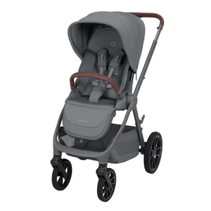 Carrinho Maxi-Cosi Oxford leve com fecho automático FlashFold, assento reclinável e suspensão nas 4 rodas MOON GRAPHITE