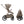 Carrinho Maxi-Cosi Oxford leve com fecho automático FlashFold, assento reclinável e suspensão nas 4 rodas oak truffle