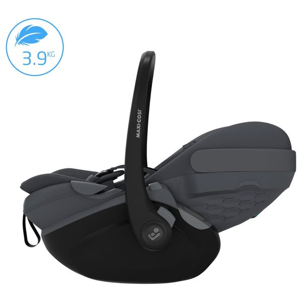 Maxi-Cosi Oxford+ com carrinho, alcofa Sense, Pebble Slide Pro e base FamilyFix Slide Pro para bebé.