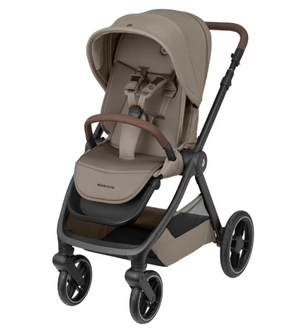 MAXI-COSI OXFORD PLUS com carrinho de bebé, alcofa Sense, cadeira auto Pebble 360 Pro², base FamilyFix 360 Pro e adaptadores. Sistema de viagem completo desde o nascimento até aos 22 kg. Twillic Truffle