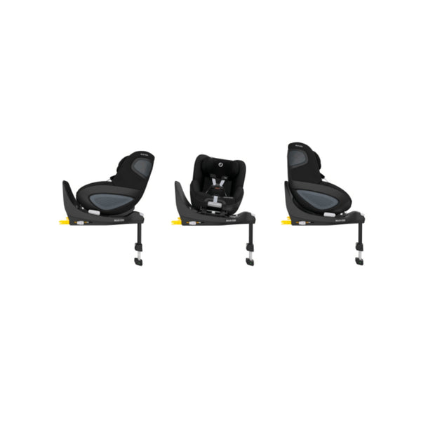 Cadeira auto MAXI-COSI Pearl 360 Pro 2 i-Size com rotação de 360°, tecnologia FlexiSpin, proteção lateral G-CELL, ventilação ClimaFlow e utilização em contra marcha até aos 4 anos. Authentic Black