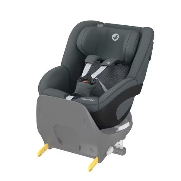 Cadeira auto MAXI-COSI Pearl 360 Pro 2 i-Size com rotação de 360°, tecnologia FlexiSpin, proteção lateral G-CELL, ventilação ClimaFlow e utilização em contra marcha até aos 4 anos. Authentic Graphite