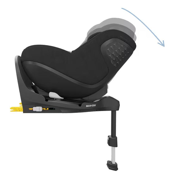 Cadeira auto MAXI-COSI Pearl 360 Pro i-Size com tecnologia SlideTech®, rotação de 360°, proteção lateral G-CELL, ventilação ClimaFlow e tecidos reciclados para crianças dos 61 aos 105 cm. Authentic Black